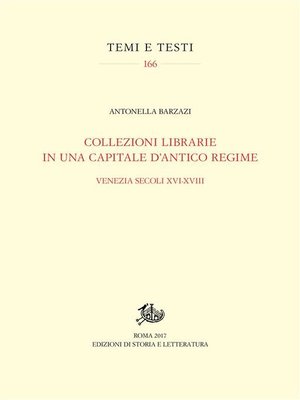 cover image of Collezioni librarie in una capitale d'antico regime